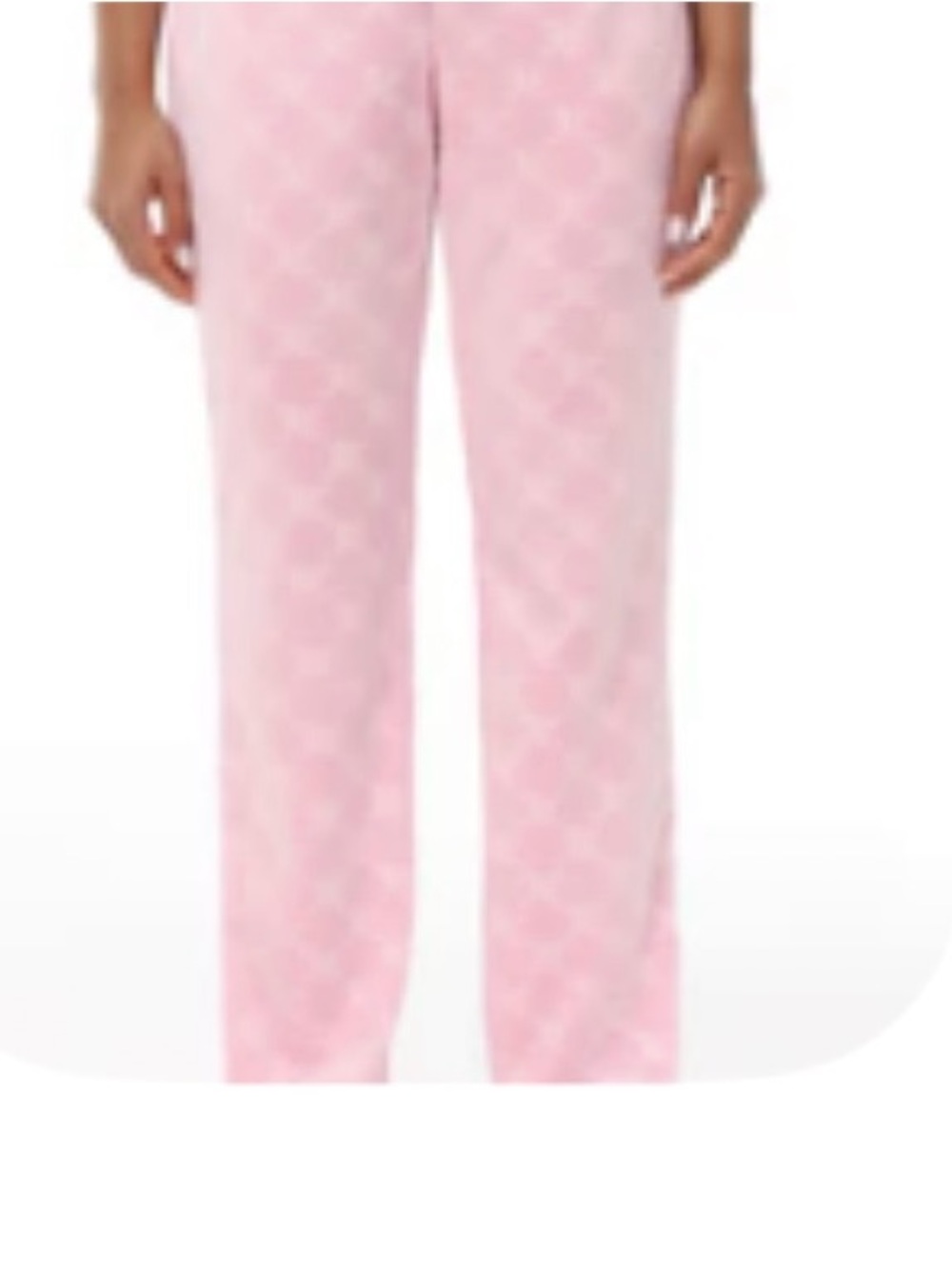 Juicy Couture Embossed “JC”Patterned Velour Track Pants/Size XL/NIB/SEALED!